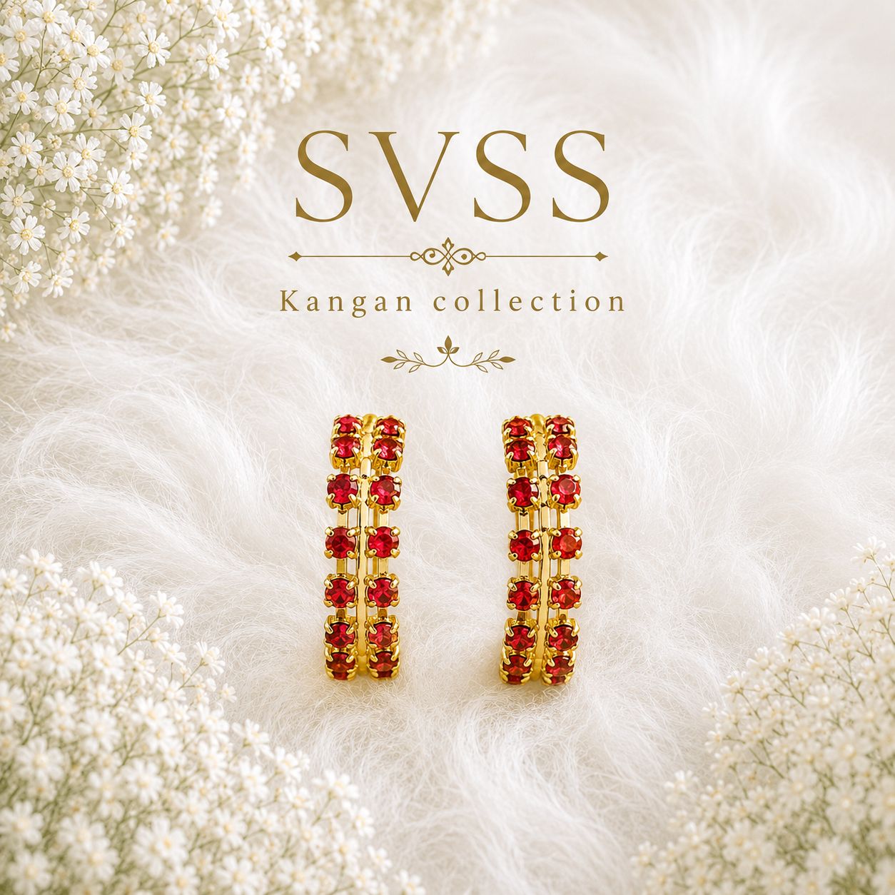 Heavy Kangan - Laddu Gopal & Radha Ranj Shingar | Size 1 to 4 | Festival & Daily Wear