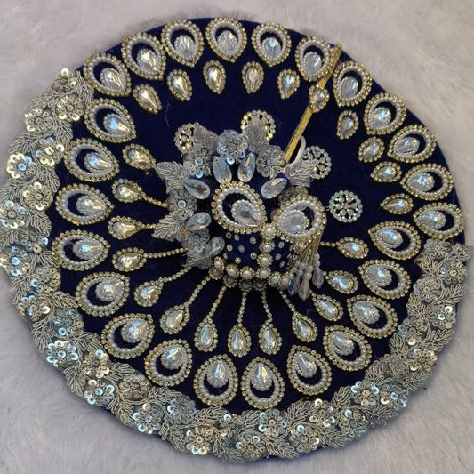 Laddu Gopal Velvet Dress | Dev Vastra | Kundan & Sequin Work | 6 Colors | Size 0-7 | Festival & Daily Wear
