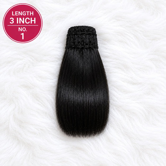 Premium Straight Hair for Radha Rani – Long & Silky | No. 1 to 4 | Mata Rani & Thakurani Ji