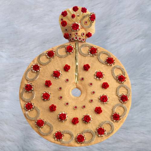 Basant Panchami Special Yellow Net Laddu Gopal Poshak