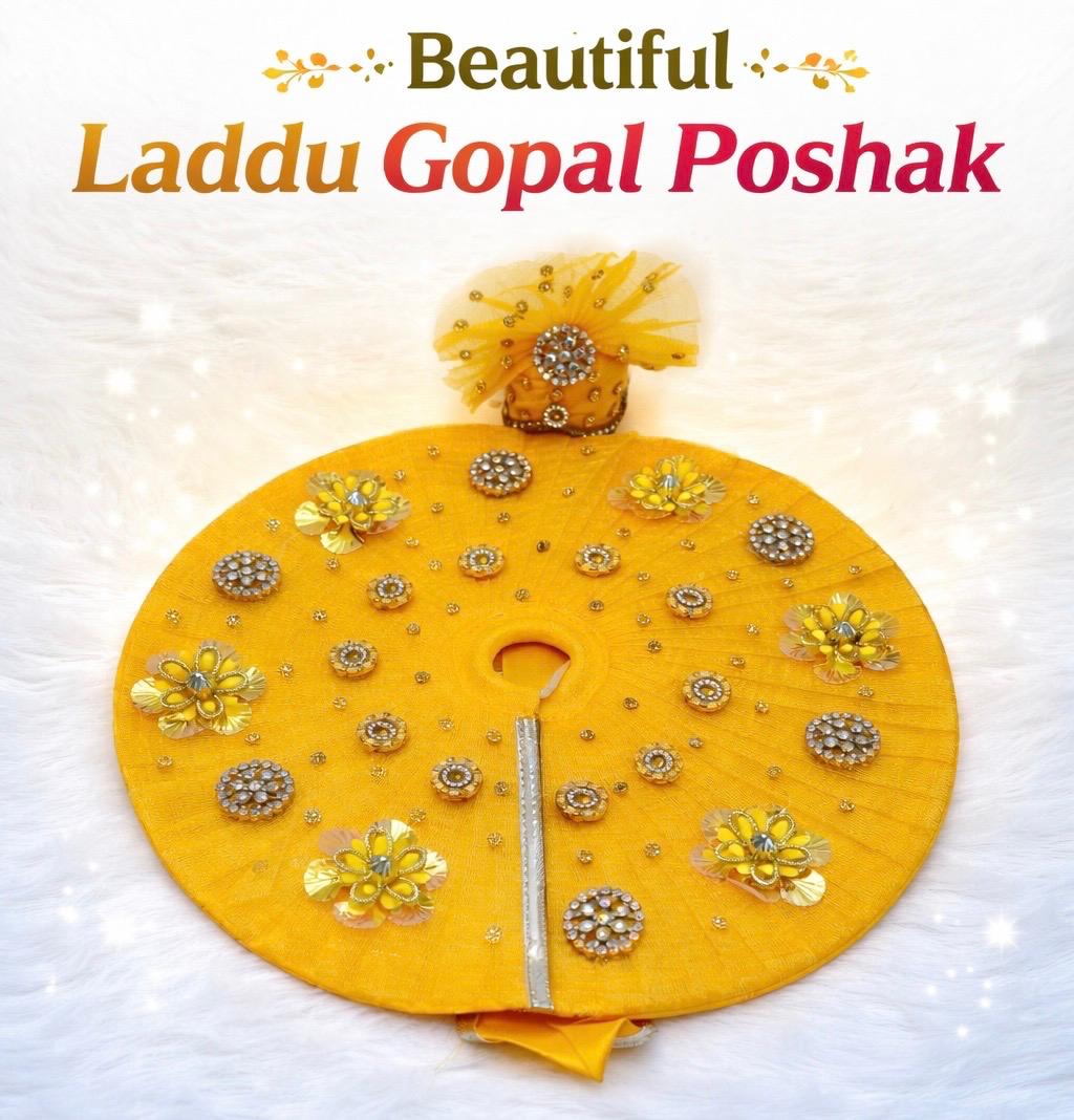 Laddu Gopal Dress / Poshak (0–7 Size) | Multi Color | Festival & Daily Wear