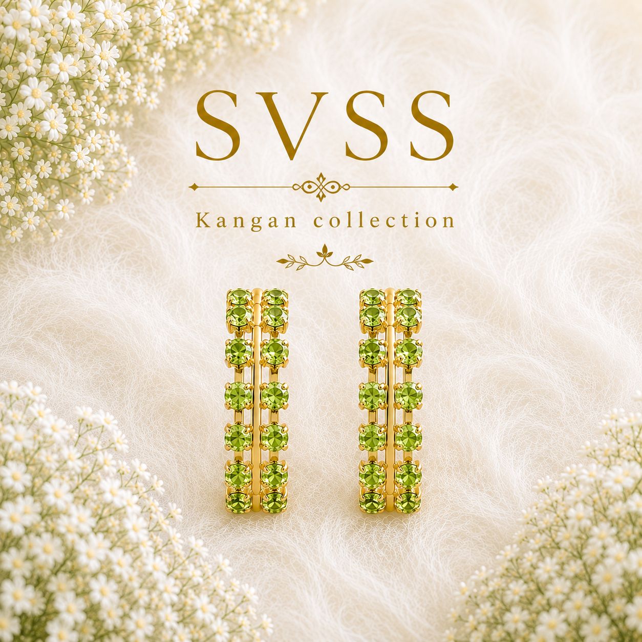 Heavy Kangan - Laddu Gopal & Radha Ranj Shingar | Size 1 to 4 | Festival & Daily Wear