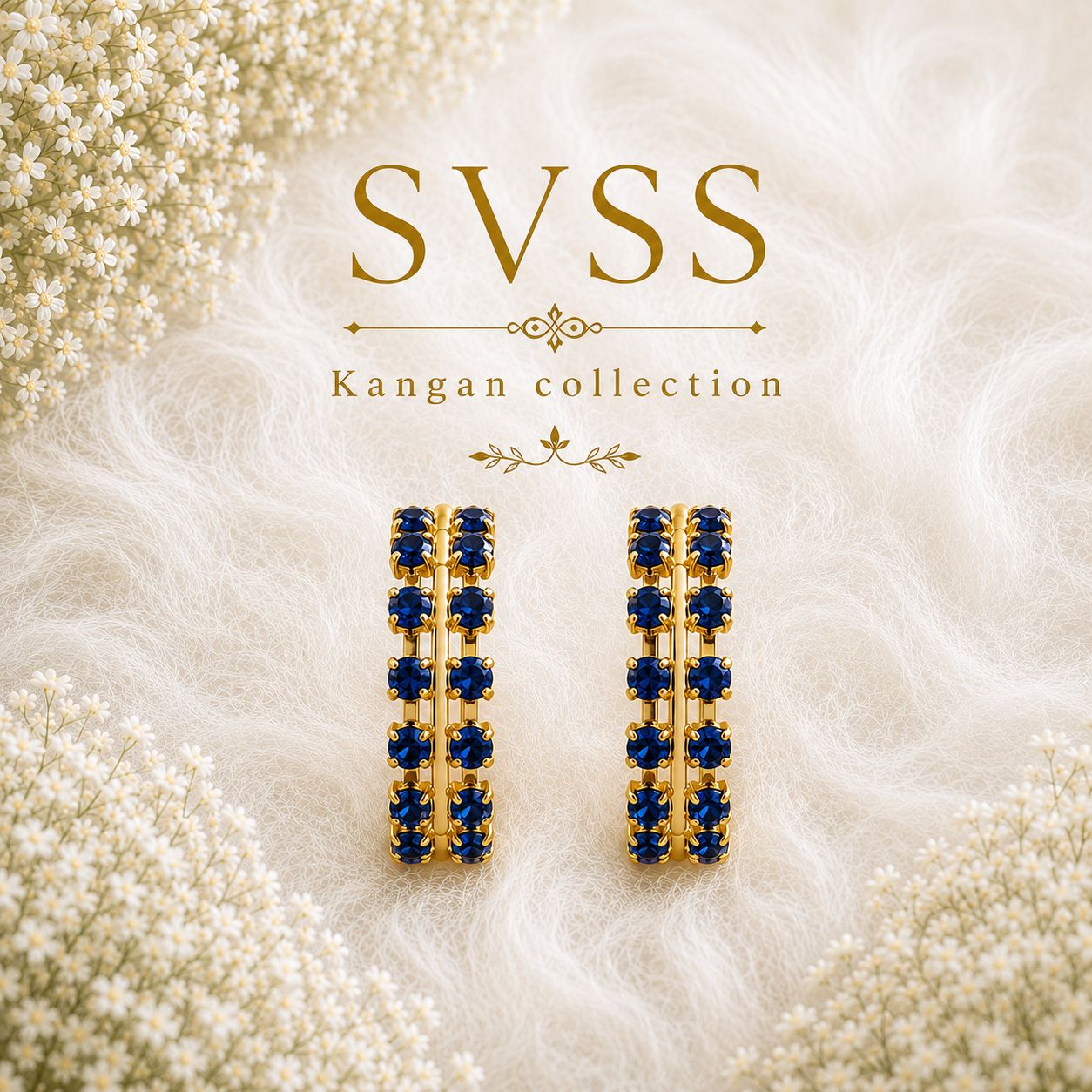 Heavy Kangan - Laddu Gopal & Radha Ranj Shingar | Size 1 to 4 | Festival & Daily Wear