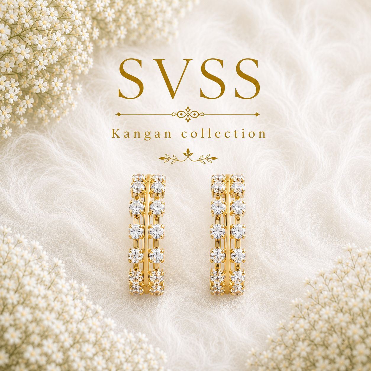 Heavy Kangan - Laddu Gopal & Radha Ranj Shingar | Size 1 to 4 | Festival & Daily Wear