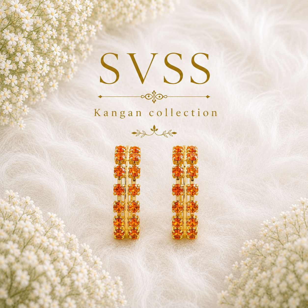Heavy Kangan - Laddu Gopal & Radha Ranj Shingar | Size 1 to 4 | Festival & Daily Wear