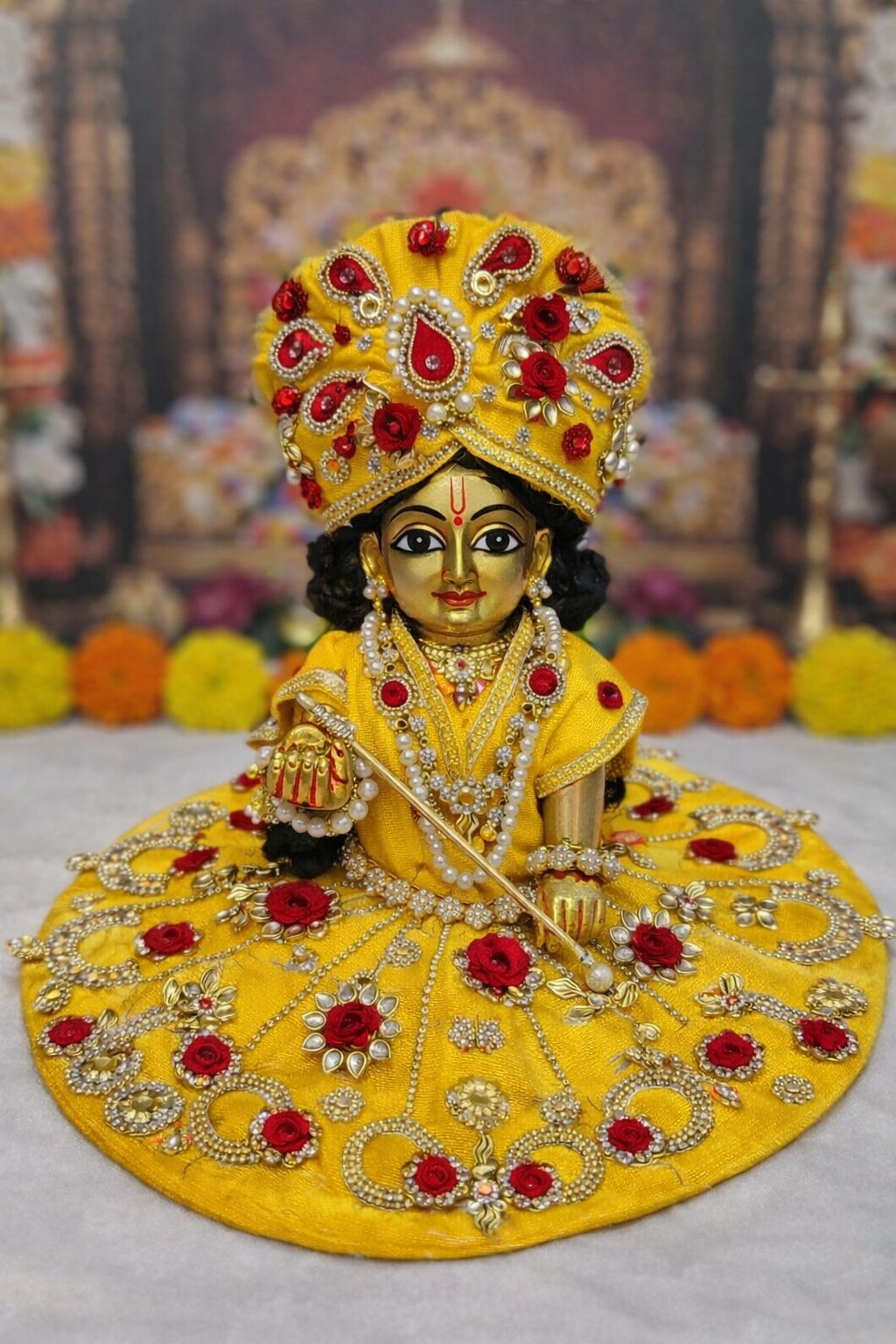 Laddu Gopal Net Dress / Poshak (0–7 Size) | Multi Color | Festival & Daily Wear