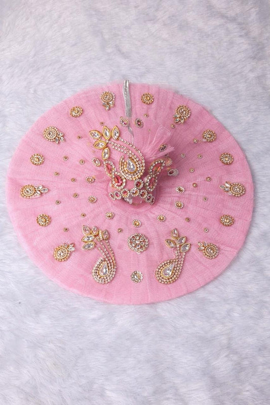 Laddu Gopal Net Dress / Poshak with Pagri (0-7 Size) | Multi Color | Festival & Daily Wear
