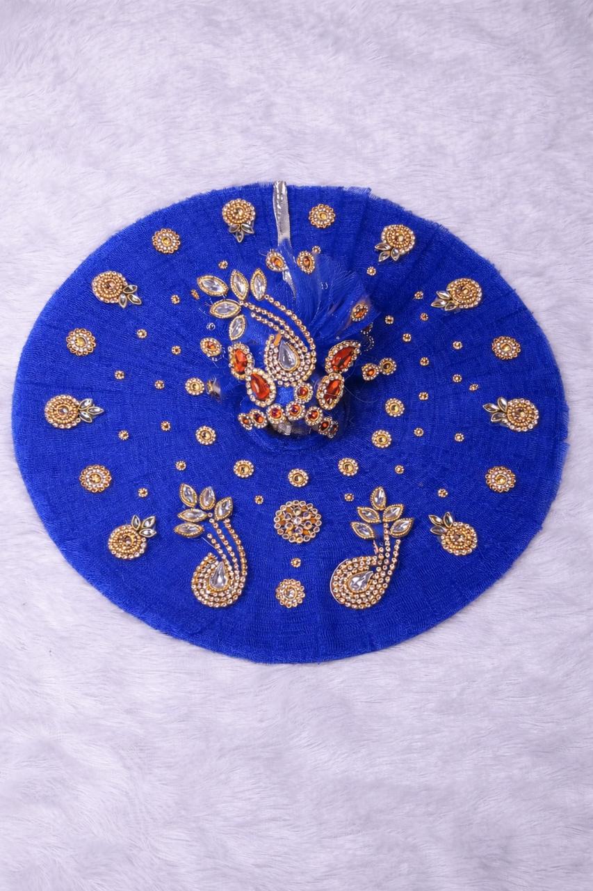 Laddu Gopal Net Dress / Poshak with Pagri (0-7 Size) | Multi Color | Festival & Daily Wear