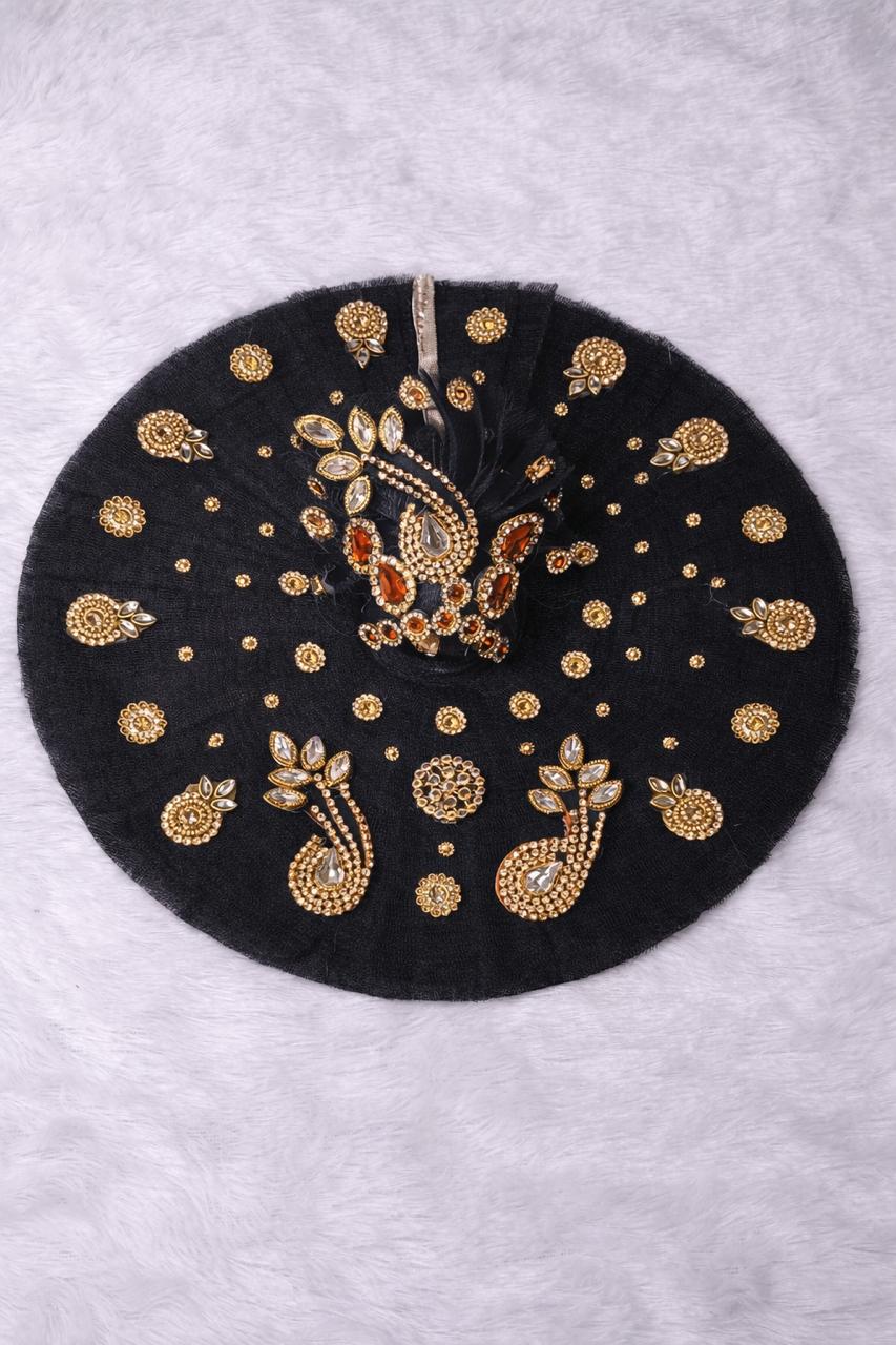 Laddu Gopal Net Dress / Poshak with Pagri (0-7 Size) | Multi Color | Festival & Daily Wear