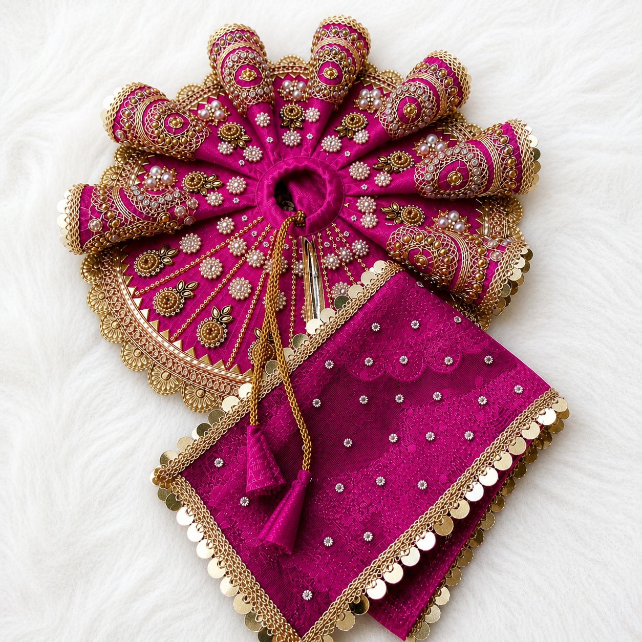 Bal Radha Rani Poshak | Laddu Gopal Dress Size 0-10 | Festival & Daily Wear