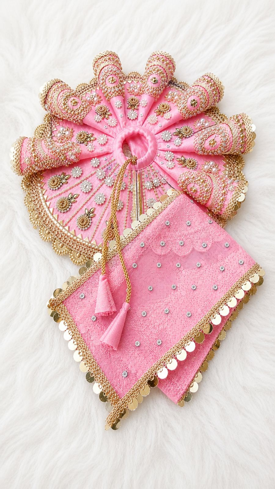 Bal Radha Rani Poshak | Laddu Gopal Dress Size 0-10 | Festival & Daily Wear