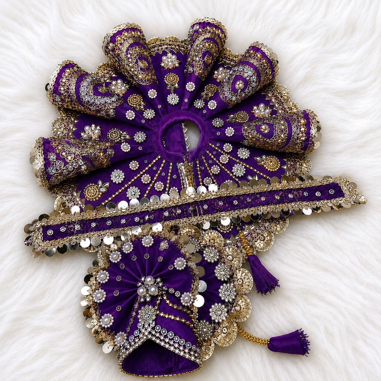 Laddu Gopal Poshak – Premium Handmade Deity Dress | Festival & Daily Wear | Size 0-7