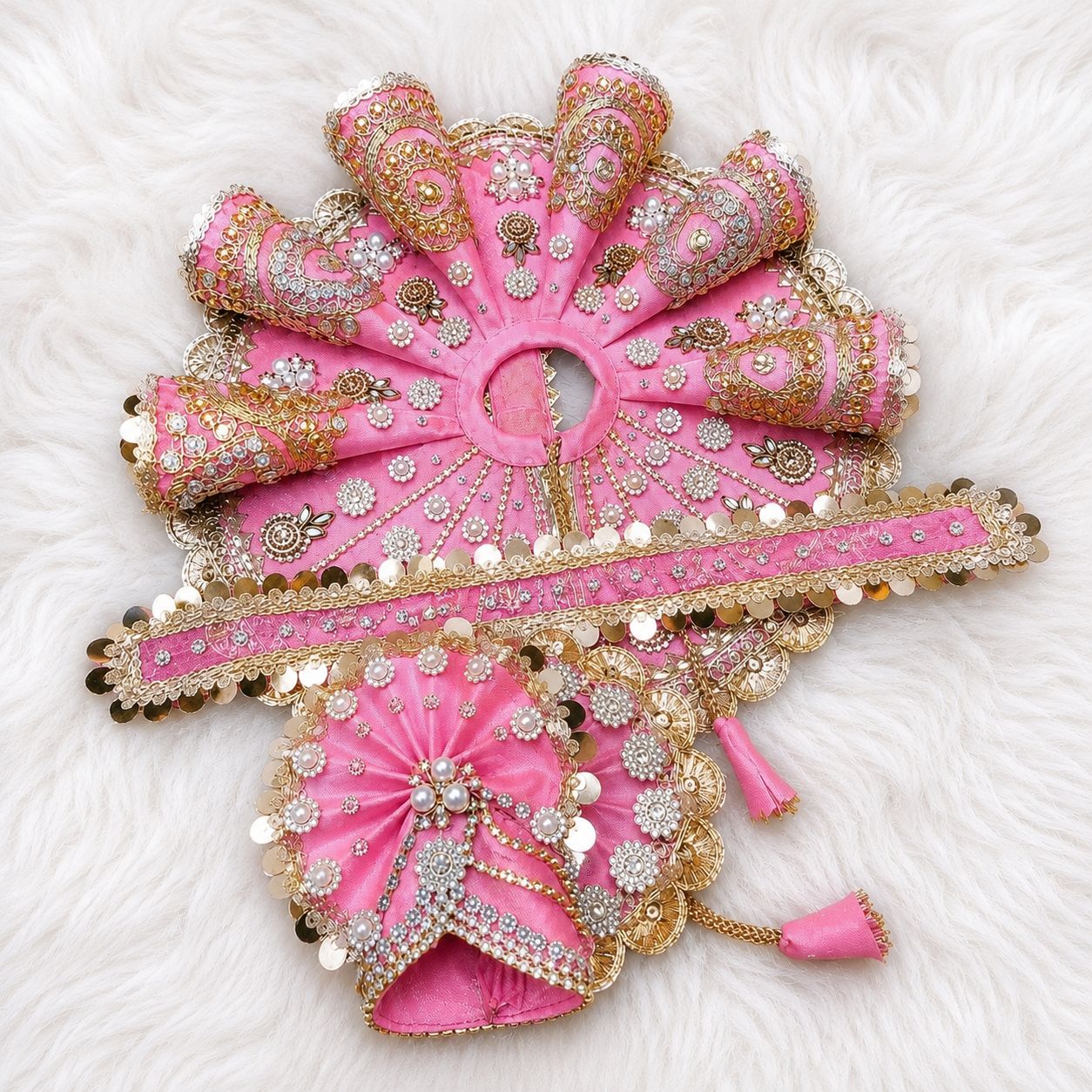 Laddu Gopal Poshak – Premium Handmade Deity Dress | Festival & Daily Wear | Size 0-7