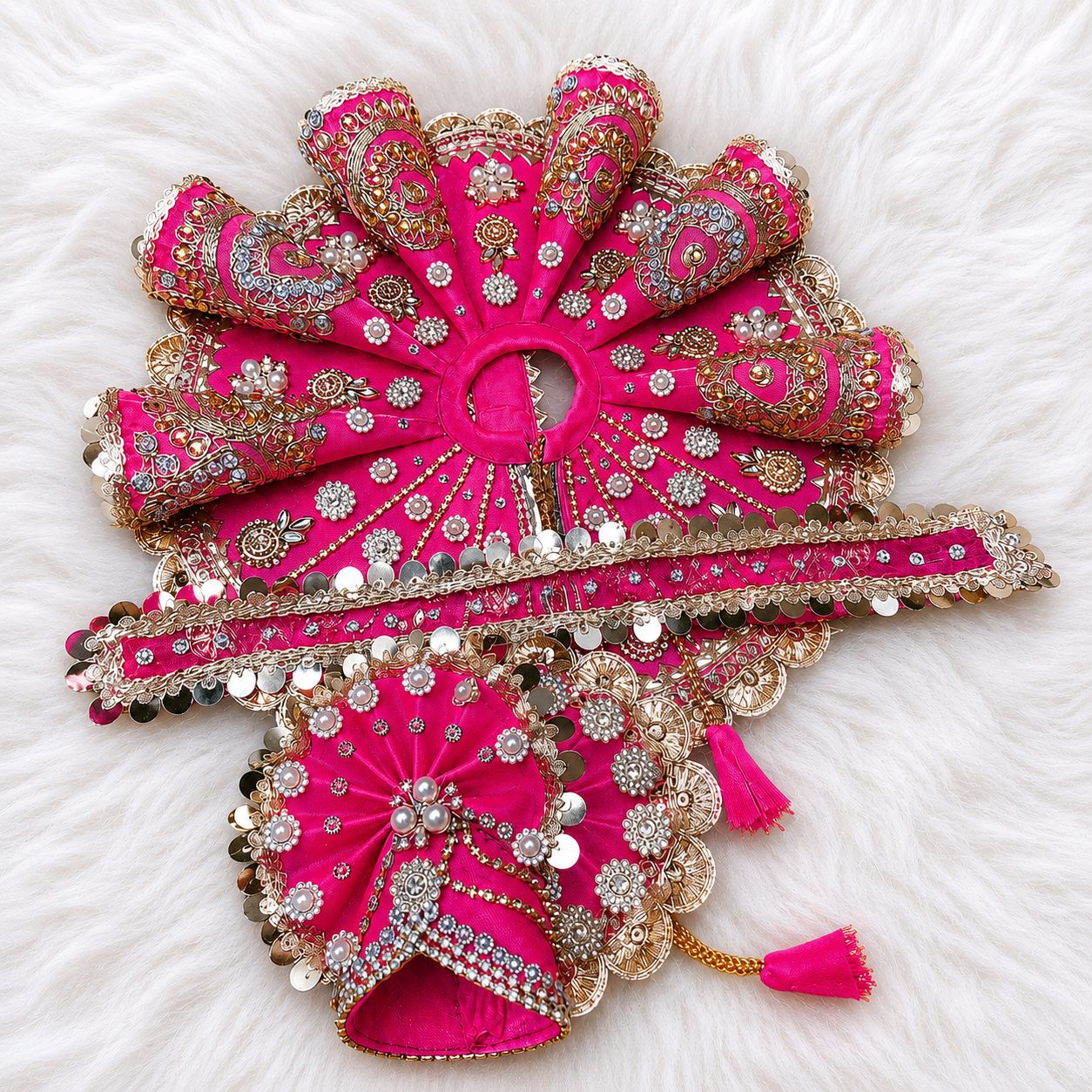 Laddu Gopal Poshak – Premium Handmade Deity Dress | Festival & Daily Wear | Size 0-7