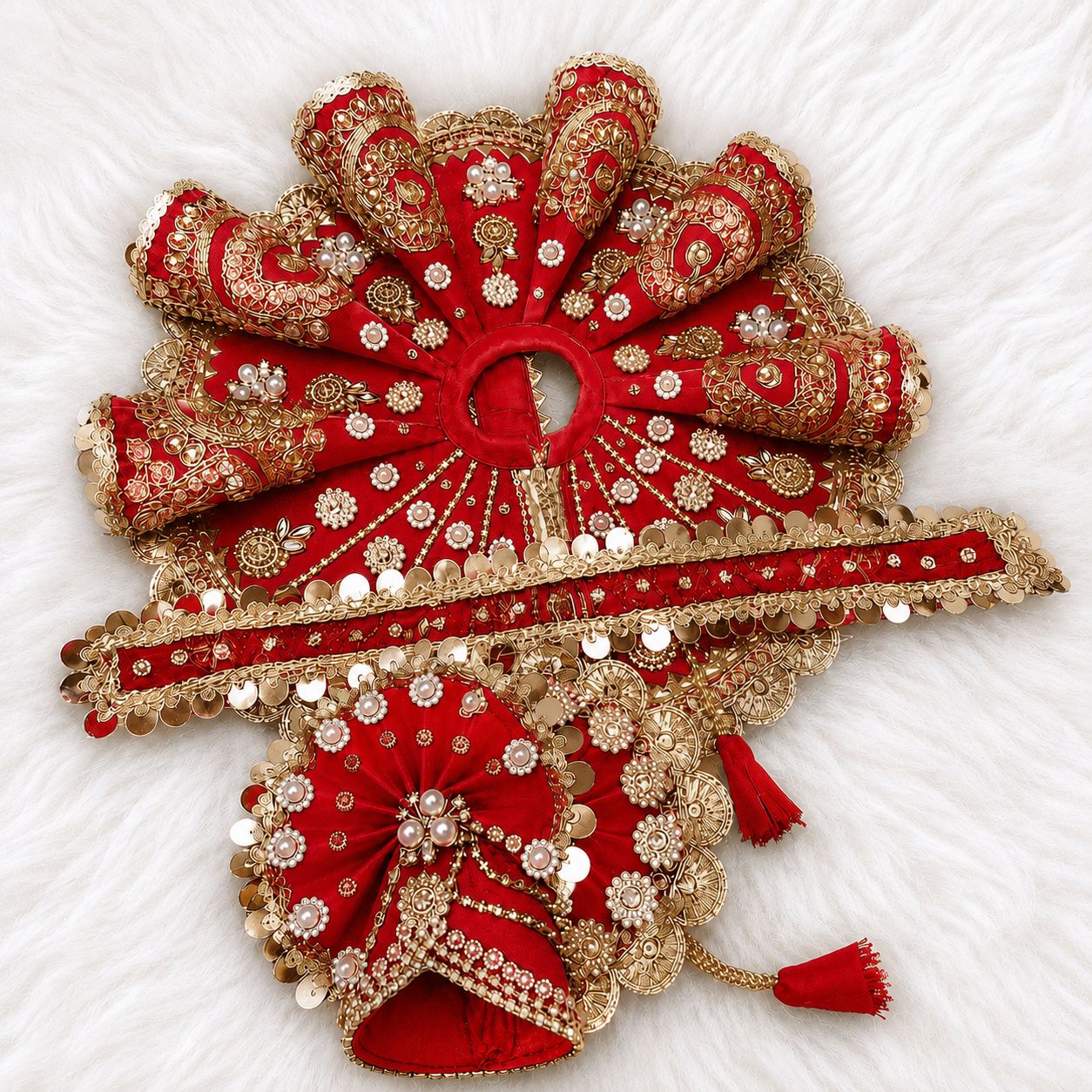 Laddu Gopal Poshak – Premium Handmade Deity Dress | Festival & Daily Wear | Size 0-7