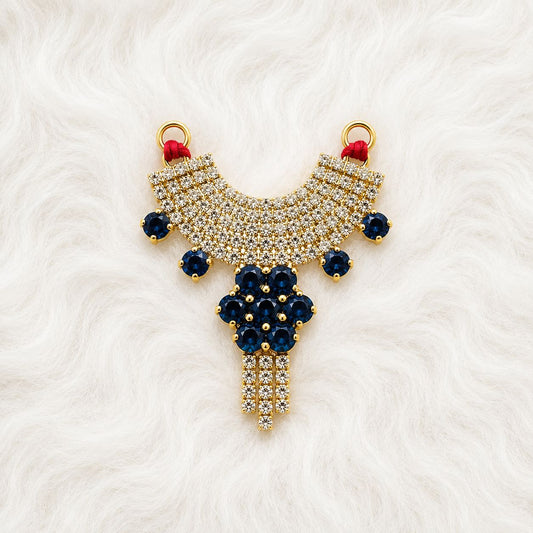 Premium Deity Necklace for Shingar - 1.75 Inch Length | Suitable for Size 1-6 Laddu Gopal, Radha Rani & Other Deities | Festival & Daily Wear