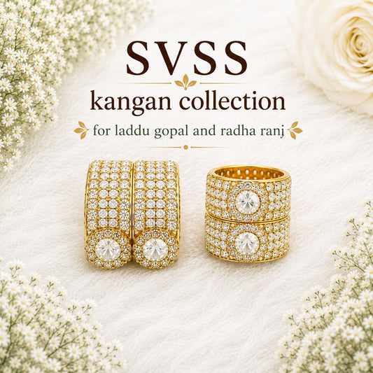 Heavy Kangan - Laddu Gopal & Radha Ranj Shingar | Size 5 to 9 | Festival & Daily Wear
