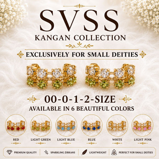 Heavy Kangan - Laddu Gopal & Radha Ranj Shingar | Size 00 to 3 | Festival & Daily Wear