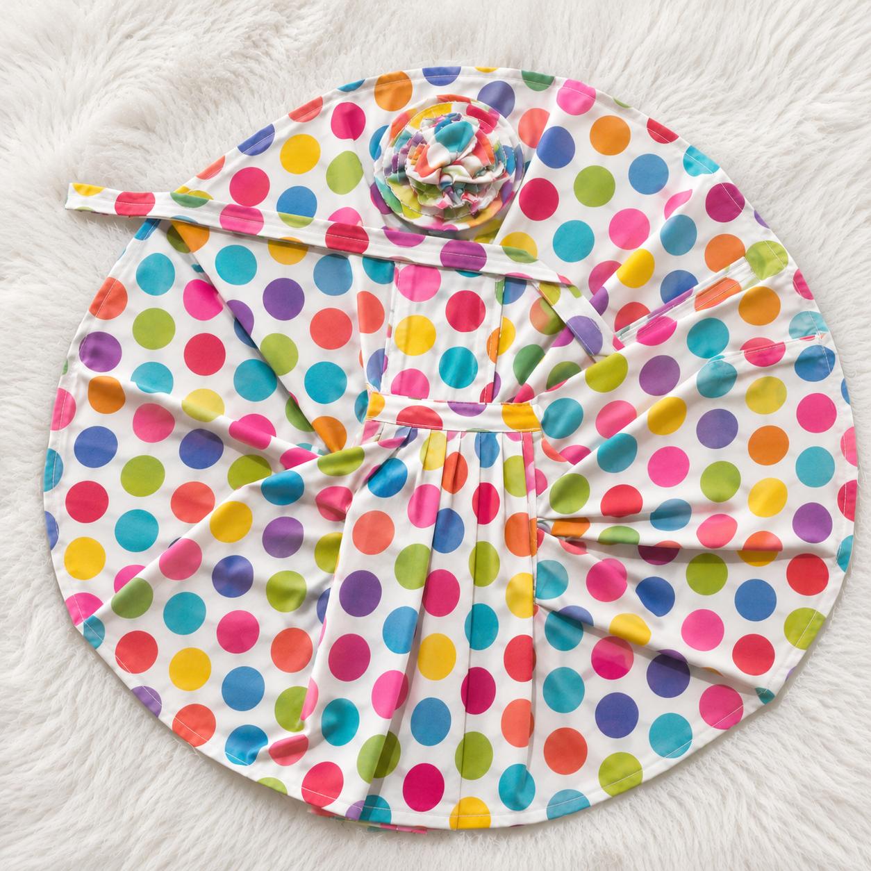 Polka Dot Poshak with Pagdi – Laddu Gopal & Radha Rani | Summer Collection | Sizes 5-8